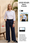 Mafatlal Trendz anti-stain female shirt key features: stain and wrinkle resistant