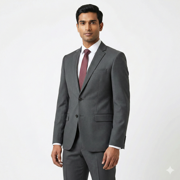 Men's corporate blazer – Grey – view 2