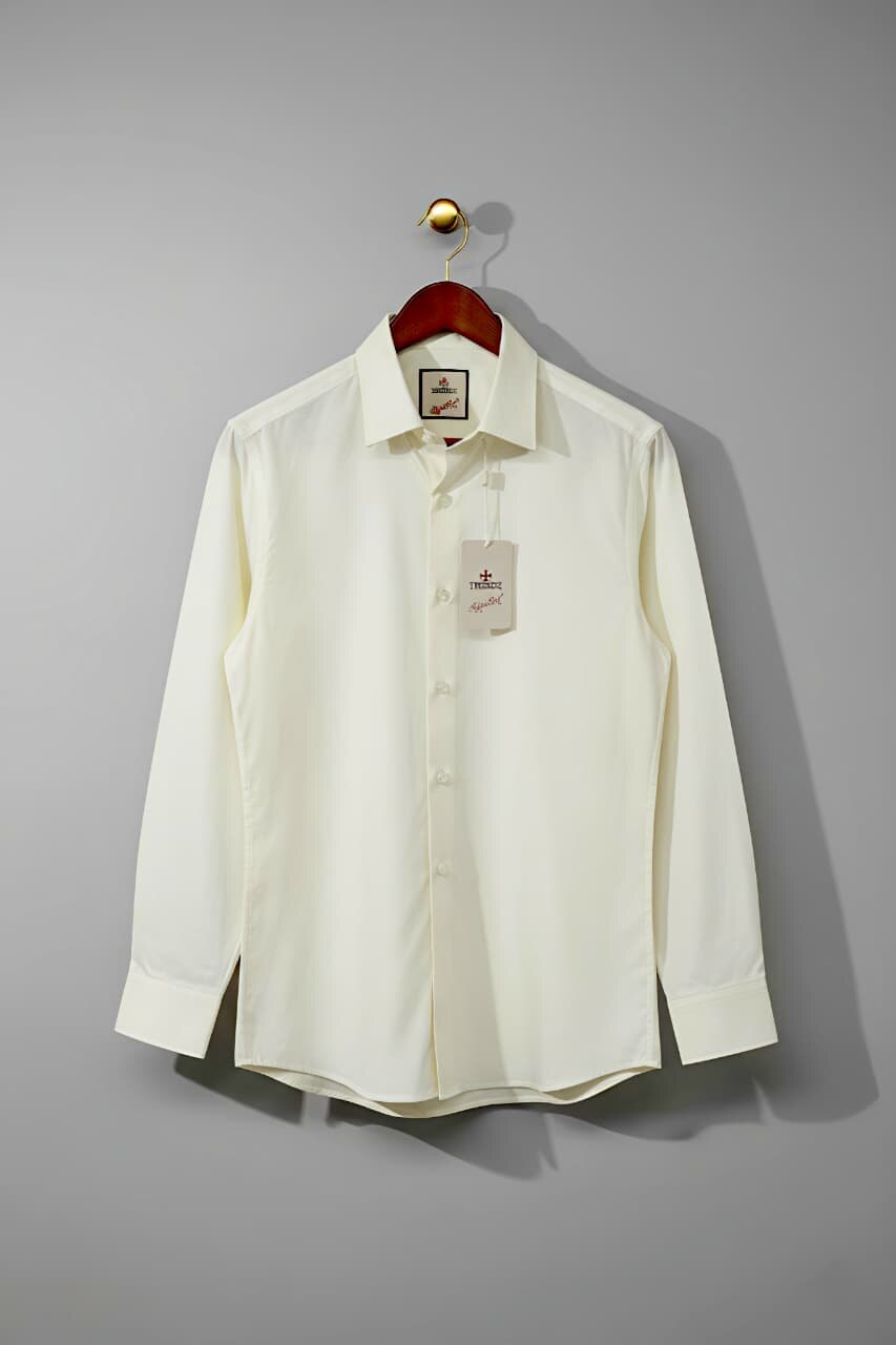Men's Anti-Stain Formal Shirt – Lemon - Front