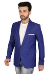 Men's slim fit TR blazer – Royal Blue – view 3