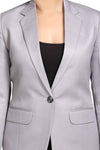 Women's slim fit TR blazer – Grey – view 3