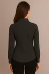 Women's Lycra Formal Shirt – Dark Green – view 4