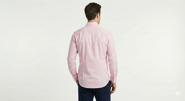 Men's Classic Formal Shirt – Pink – view 2