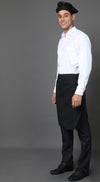 Half Service Apron – Black, side