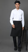 Half Service Apron – Black, worn