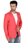 Men's slim fit TR blazer – Prubin Red – view 4