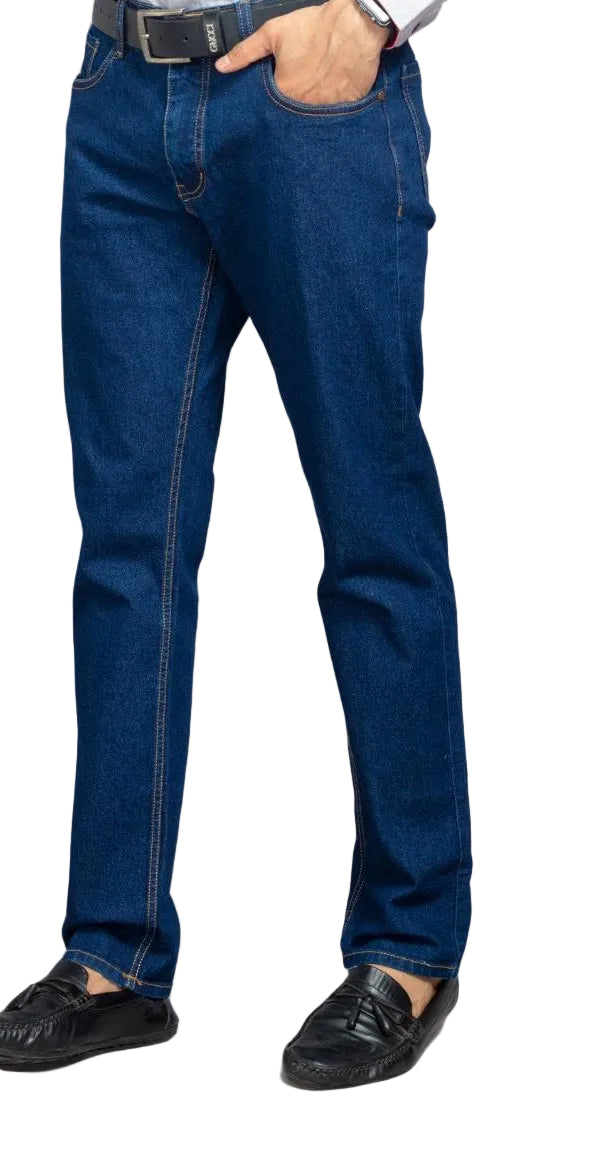 Men's Orion Stretch Denim Jeans – Indigo Blue – front view