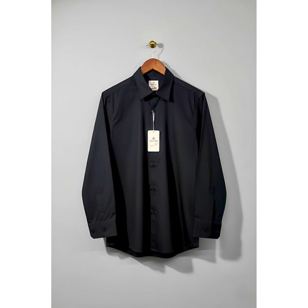 Men's Anti-Stain Formal Shirt – Black
