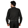 Black security guard shirt for men