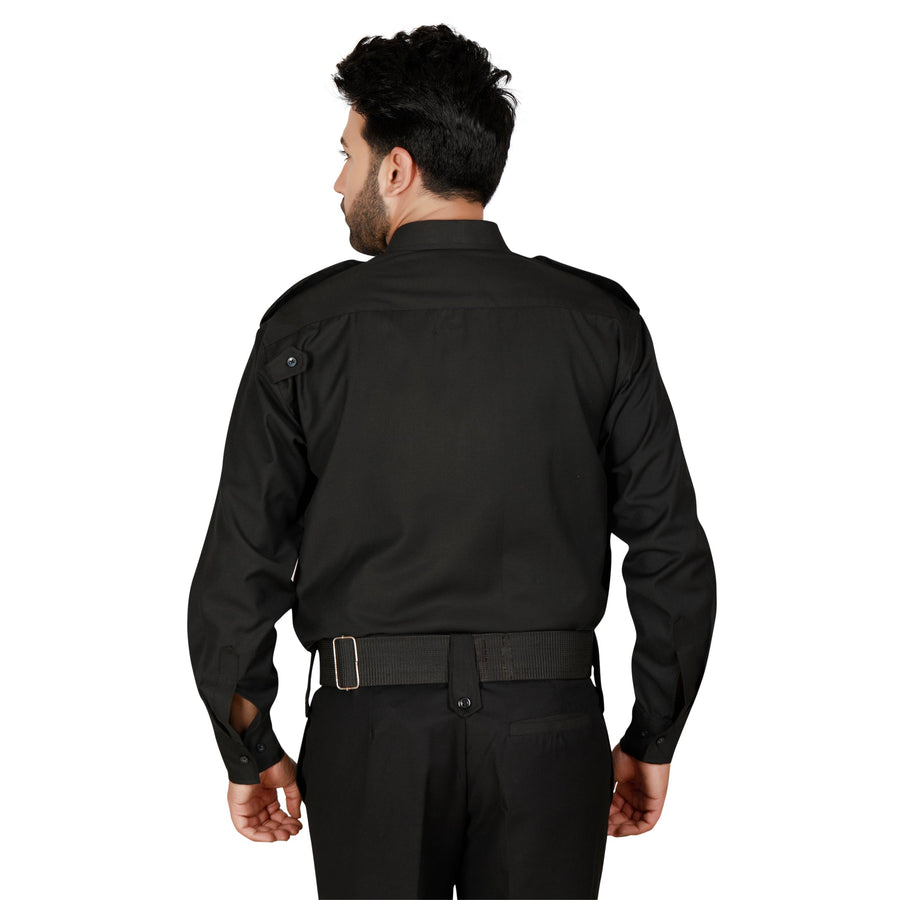 Security Guard Shirt – Black - Back