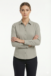 Women's Lycra Formal Shirt – Light Grey – view 3