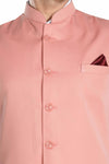 Men's Peach TR Nehru jacket – view 5