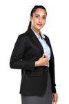 Women's slim fit TR blazer – Black – view 6