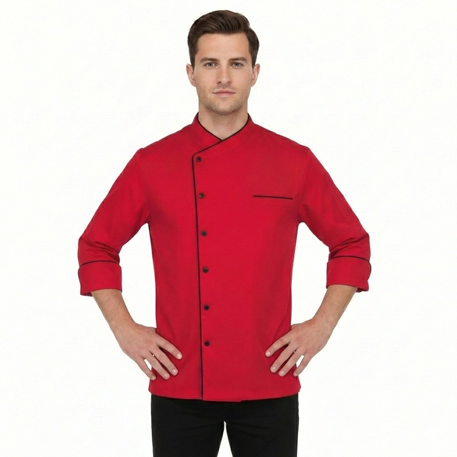 Chef Coat – Red - Back