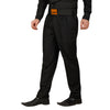Black security guard pant – left angle