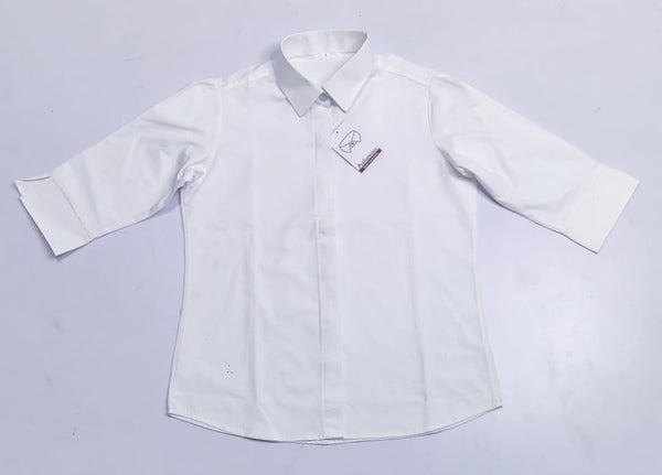 Women's PC Formal Shirt – White – front view