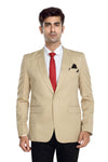 Men's slim fit TR blazer – Cream – view 2