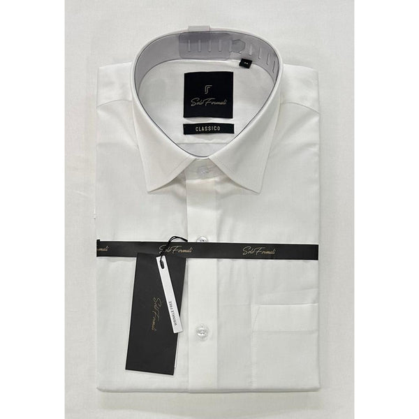 Men's Giza Cotton Formal Shirt – White