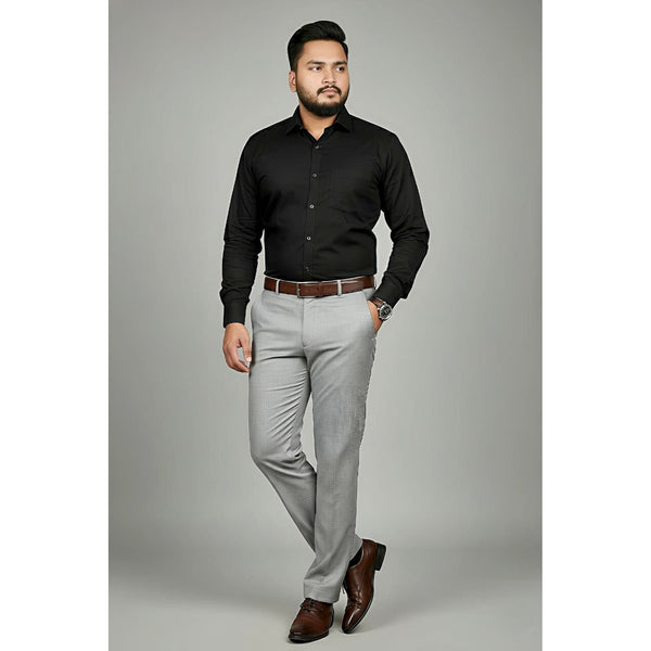 Men's Anti-Stain Formal Shirt – Black