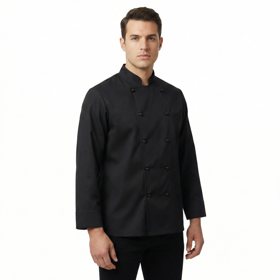 Chef Coat – All Black - Back