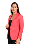 Women's slim fit TR blazer – Prubin Red – view 5