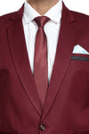 Men's slim fit TR blazer – Dark Maroon – view 6