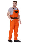 Industrial Dungaree Bib Overall – Orange – side