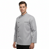 Grey & Black chef coat – view 1