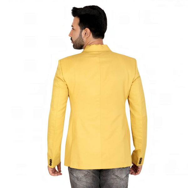 Men's slim fit TR blazer – Golden – view 6