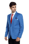 Men's slim fit TR blazer – Light Blue – view 2