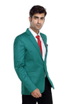 Men's slim fit TR blazer – Sea Green – view 4