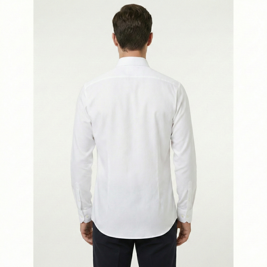 Men's Classic Formal Shirt – White - Front