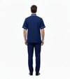 Half Sleeve Waiter Uniform – Navy Blue & White – view 3