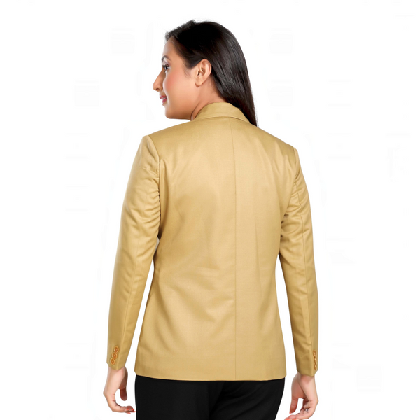Women's slim fit TR blazer – Beige – view 6