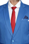 Men's slim fit TR blazer – Light Blue – view 5