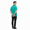 Half Sleeve Waiter Uniform – Teal Green & Black – view 4