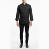 All Black (Style 2) chef coat – view 2