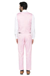 Men's light pink slim fit TR waistcoat – view 5