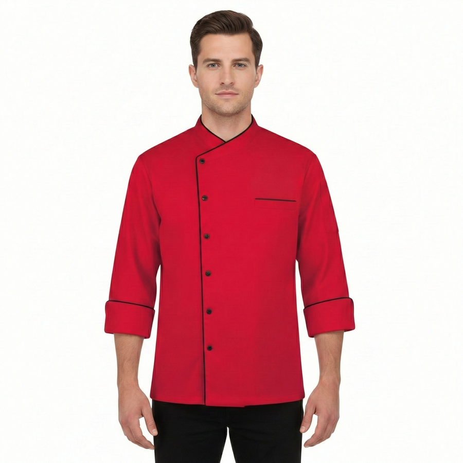 Chef Coat – Red - Front