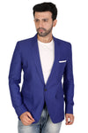 Men's slim fit TR blazer – Royal Blue – view 2