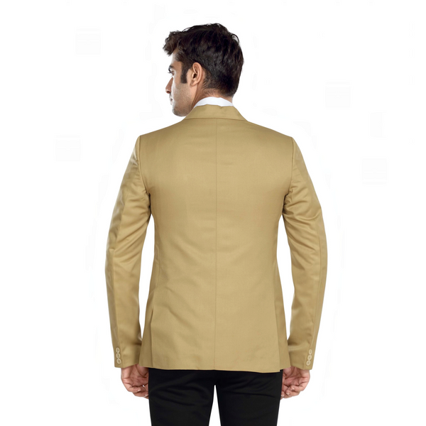 Men's slim fit TR blazer – Beige – view 1