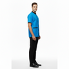 Half Sleeve Waiter Uniform – Azure Blue & Black – view 3