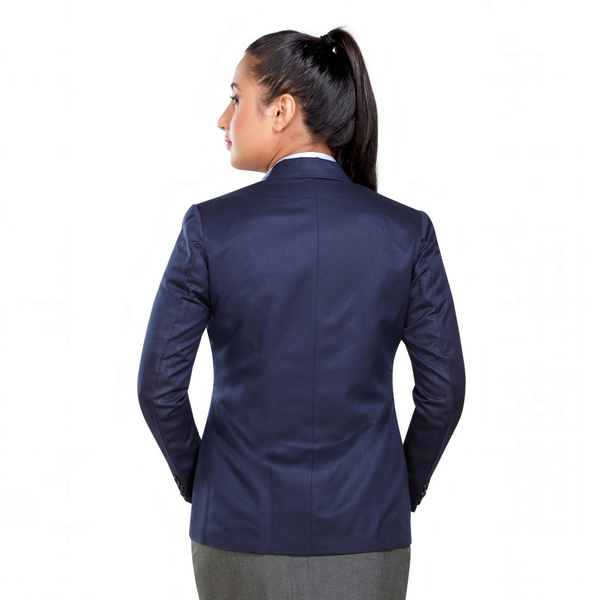 Women's slim fit TR blazer – Navy Blue – view 7