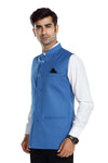 Men's Light Blue TR Nehru jacket – view 1