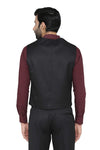 Men's black slim fit TR waistcoat – view 5