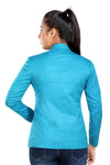 Women's slim fit TR blazer – Turquoise Blue – view 7
