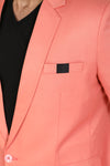 Men's slim fit TR blazer – Peach – view 5