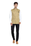 Men's Beige TR Nehru jacket – view 6