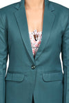 Women's slim fit TR blazer – Bottle Green – view 5