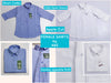Women's Chambray Formal Shirt – Blue – features